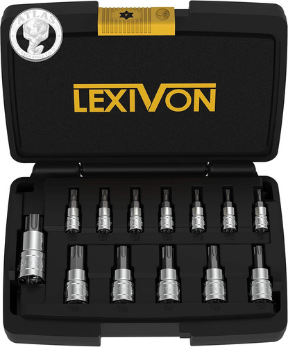 Lexivon torx bit socket set - torx,